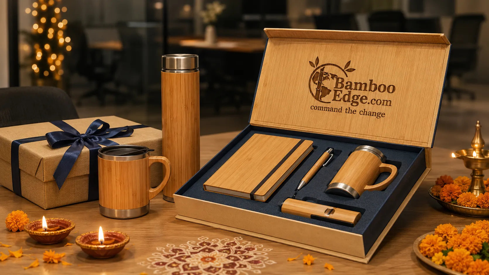 Diwali Gift Ideas for Corporates in 2026: Sustainable Bamboo Hampers Your Team Will Love