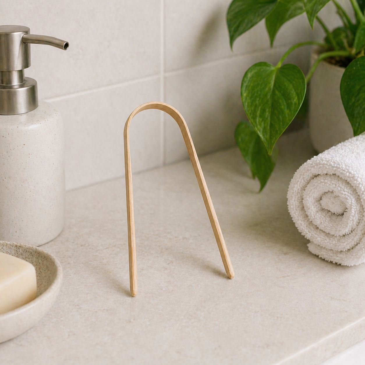 Bamboo Tongue Cleaner