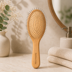 Bamboo Oval Paddle Brush - Big