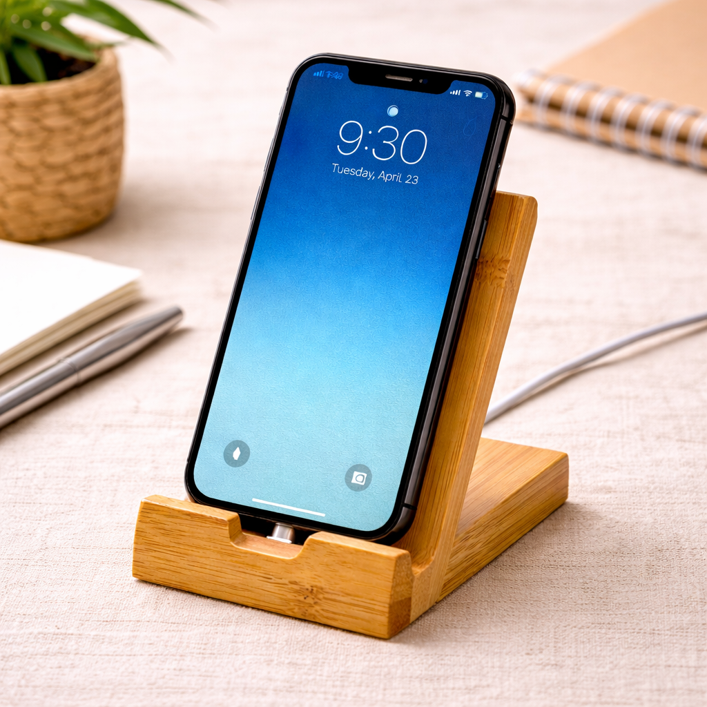 Bamboo Mobile Stand