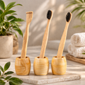 Bamboo Toothbrush Holder