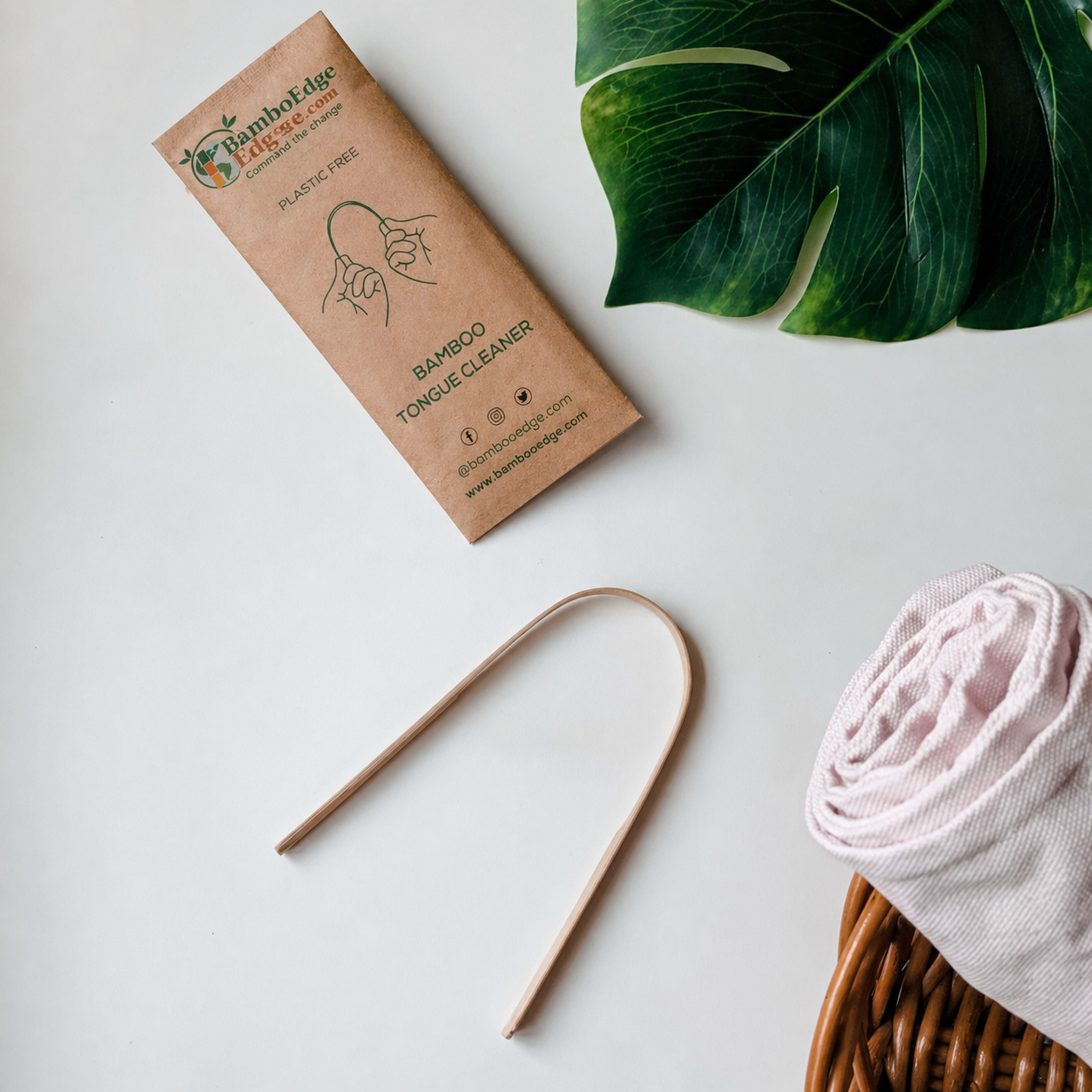 Bamboo Tongue Cleaner