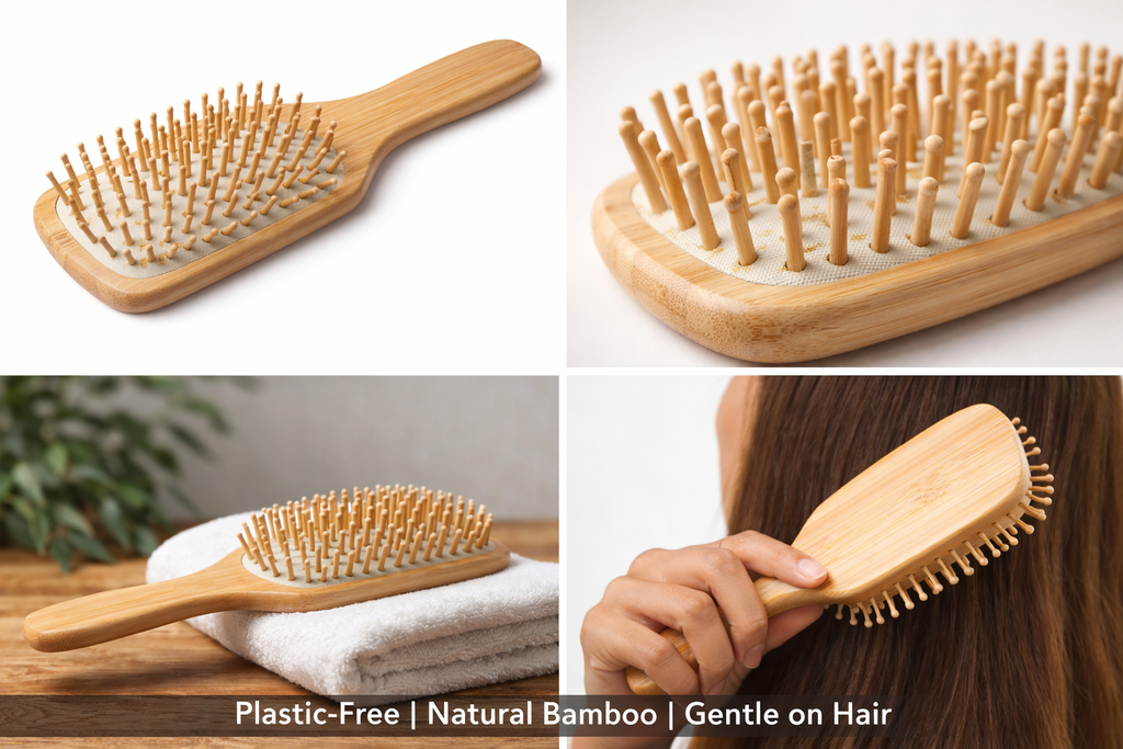 Bamboo Hair Brush (Paddle Brush) | Eco-Friendly Hair Care