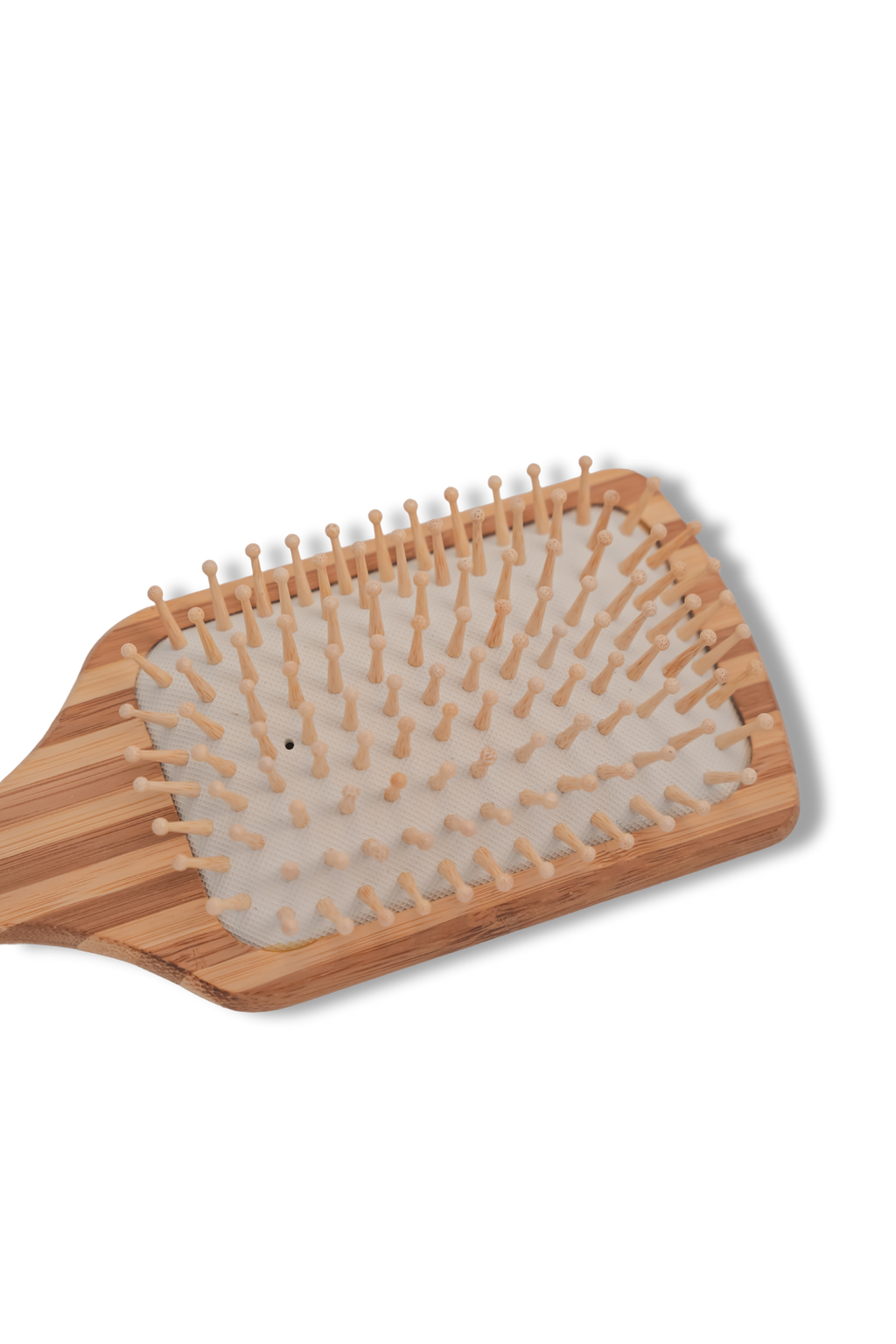 Bamboo Paddle Hair Brush | Striped | Big