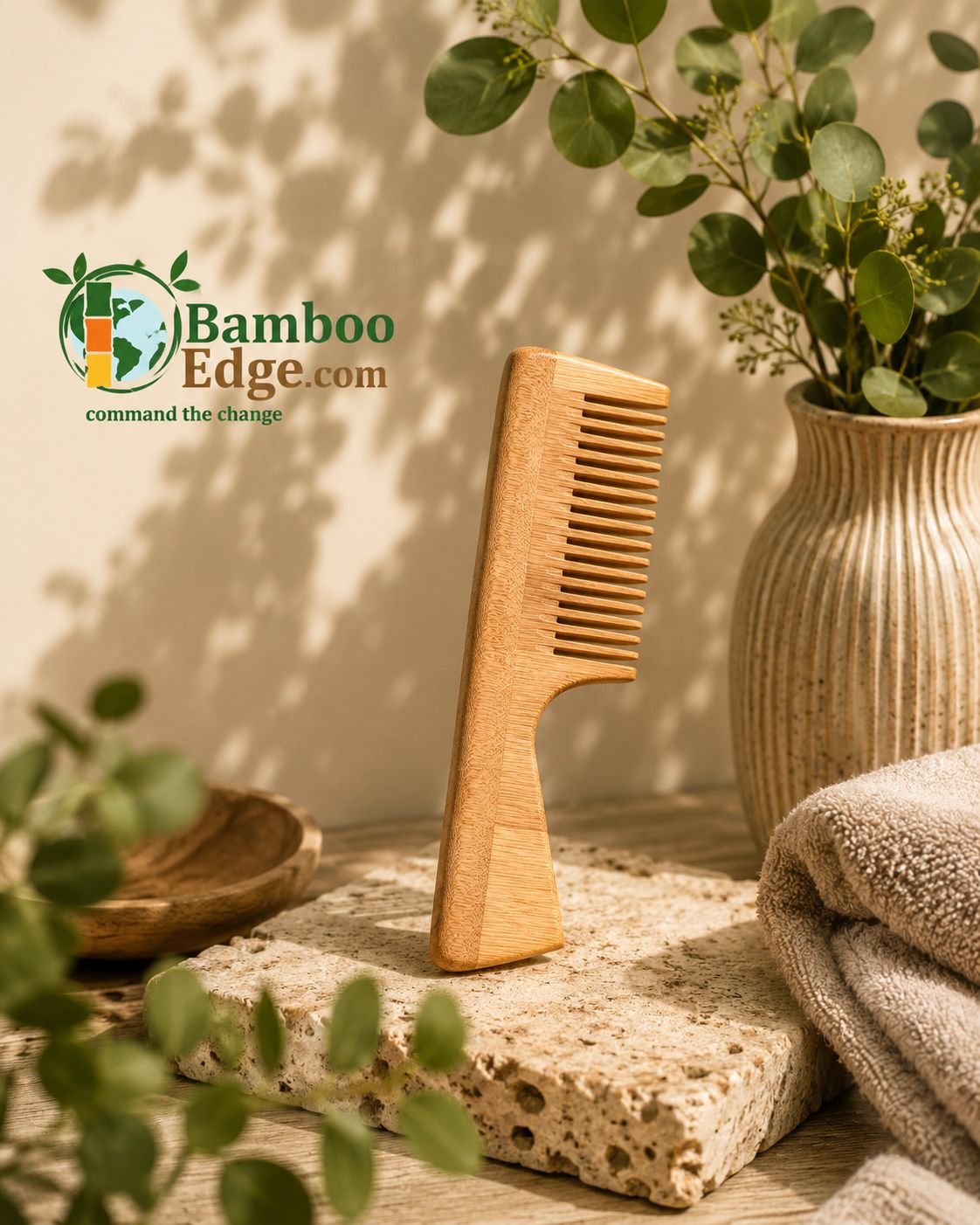 Neem Wood Handle Comb