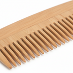 Close-up of comb teeth