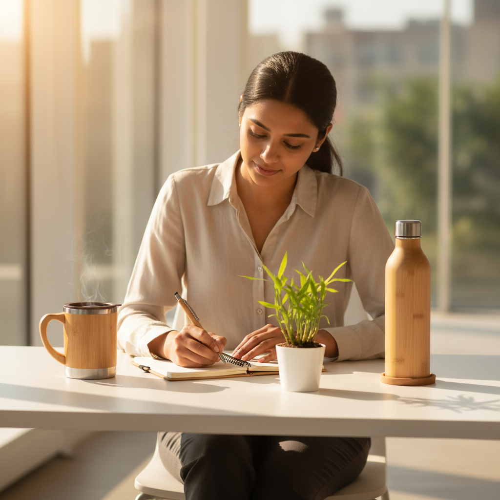 Indian Professional Woman Working