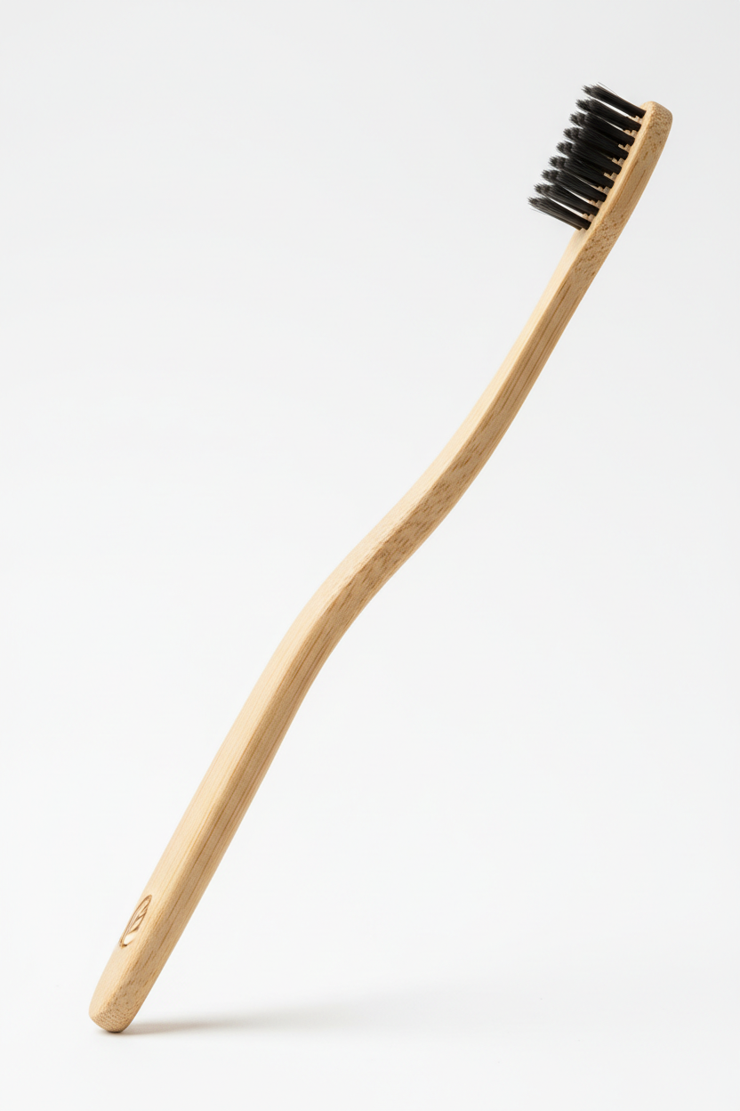 Side view showing S-curve